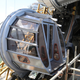 Steampunk-themed cabin on the figure-8 ferris wheel